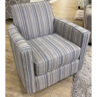 Striped best sale swivel chair